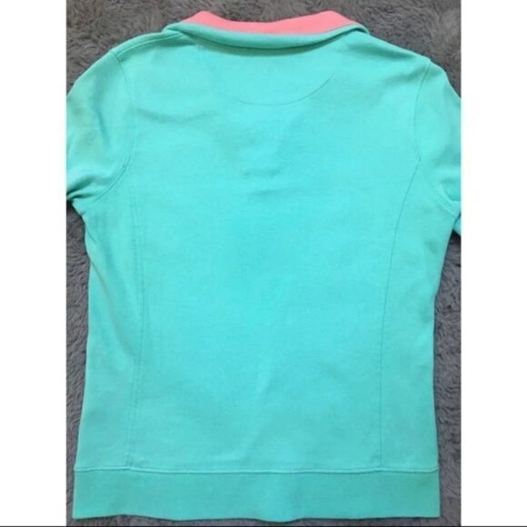 Vineyard vines mint green half zip sweatshirt - Picture 2 of 4